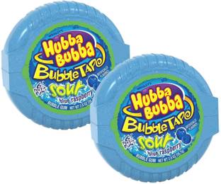 Wrigleys Hubba Bubba Sour | Blue Raspberry Flavor Chewing Gum