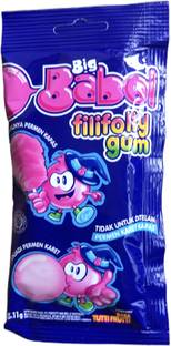 Big Babol Fili Folly Gum Tutti Fruity Flavour 11g Tutti Fruity Chewing Gum