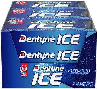 Dentyne Ice Sugar Free Gum PEPPERMINT Chewing Gum