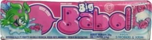 Big Babol Rasa Strawberry And Cream 20 Stick Chewing Gum (Imported) (20 x 22.3g Each) Strawberry And Cream Chewing Gum