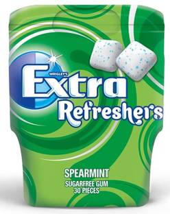 Wrigleys Extra Refreshers Spearmint | Sugarfree Gum 30 Pieces | Spearmint Chewing Gum