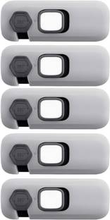 Vrutwa 5 Pcs Adhesive Child Safety Lock | Fridge, Cupboard, Cabinet, Drawer Child Safety Strap Lock