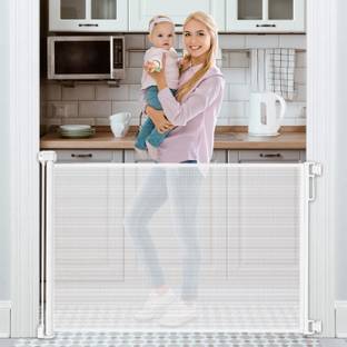 VALAJOGI Retractable Baby Safety Gate Child Safety Slide Lock
