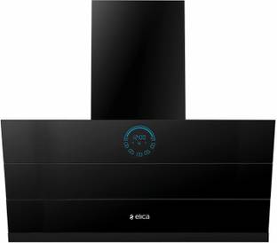 Elica EFL 108 HAC LTW VMS 90 Auto Clean Wall Mounted Black 1350 CMH Chimney