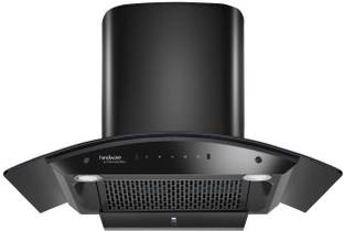 Hindware MODEL NO : 521458 Auto Clean Wall Mounted BLACK 1500 CMH Chimney