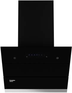 Crompton CHD-ISI60FLE-EC Auto Clean Wall Mounted Midnight Black 1352 CMH Chimney