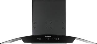 FABER Hood Stella 3D IN HC SC FL BK 90 Auto Clean Wall Mounted Black 1350 CMH Chimney