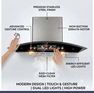 Mahacol Chimney King 60 cm Eco push button-23 1150 CMH 35 cm Chimney