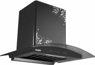 Glen ISPA 60 cm BL DZ 1200 m3 Auto Clean Curved Glass 60 cm|Touch & Gesture Control| Autoclean| Filter...