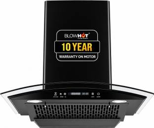 BLOWHOT Evana BLDC 1600 CMH 60 cm Curved Shape Filterless Powerful Suction Low Noise Chimney