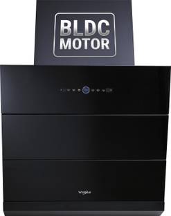 Whirlpool VFL PRO 602 BLDC HAC BK HOOD Auto Clean Wall Mounted Black 1600 CMH Chimney