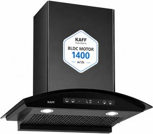 Kaff KCF60-DC 1400 CMH 60 cm BLDC Low Noise, Filterless Easy Clean, Touch/Motion Sensor with Digital D...