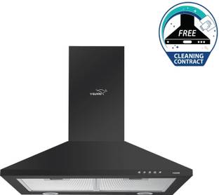 V-Guard M10 Wall Mounted Black 900 CMH Chimney