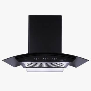 Elica WDFL 900 BLDC HAC LTW MS NERO Auto Clean Wall Mounted Black 1500 CMH Chimney