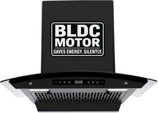 Kenstar Breath Pro 60 1400 CMH 60 cm BLDC Motor Curved Glass Filterless 3 Speed Motion Sensor with Tou...