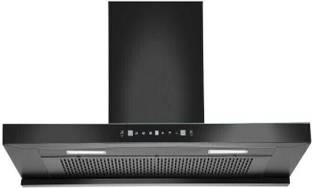Hindware DARCIA 90CM 1200 CMH ( LAUNCH YEAR 2022 ) WITH MOTION SENSOR Auto Clean Wall Mounted BLACK 1200 CMH Chimney