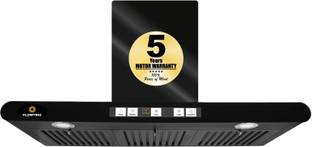 Flowtric Westerlies 90 Wall Mounted Black 1400 CMH Chimney