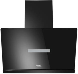Hindware Serena Plus 75 cm 11 Speed BLDC Motor Autoclean 1550m3hr Auto Clean Wall Mounted Black 1550 CMH Chimney