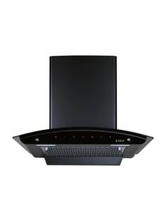 Elica FL 600 SLIM HAC MS NERO 1200 CMH 60 cm Curved Glass 60 cm| 5 Years Motor Warranty|Heat Autoclean...