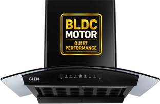 Glen ISPA BLDC AC BL 60cm 1400 CMH 60 cm Curved Glass 60 cm|BLDC Motor|Touch & Gesture Control| Autocl...