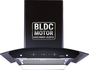 Elica WDFL 600 BLDC HAC LTW MS NERO Auto Clean Curved Glass 60 CM | BLDC Motor | 15 Years Motor Warran...