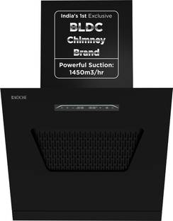 Koche PRONTO 60 CM BLDC Auto Clean Wall Mounted Black 1450 CMH Chimney