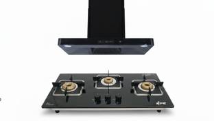 HPC CHFIN T-SHAPE 104(60) AUTOCLN SEN VOICE Wall and Ceiling Mounted black 1300 CMH Chimney