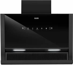 Glen 6072 SX BL MS AC 90cm 1200 m3/h Filterless with Motion Sensor Auto Clean Wall Mounted Black 1200 ...