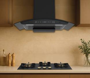 Hindwere VIVIANA BLDC 90 Auto Clean Wall Mounted black 1450 CMH Chimney