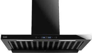 Glen CH6052BLDCAC76 Auto Clean Wall Mounted Black 1400 CMH Chimney