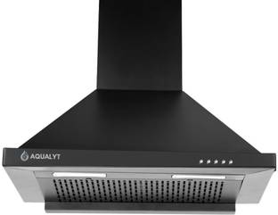 AQUALYT NOVA60 Wall Mounted BLACK 1250 CMH Chimney