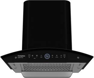 Crompton CHD-QPPC60FLE-IND Auto Clean Wall Mounted Black 1600 CMH Chimney