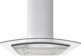 Glen COOKER HOOD 6071 EX 60 CM 1000M3 SS LTW Wall Mounted Steel 1000 CMH Chimney