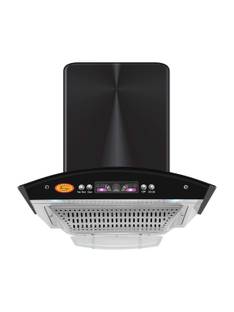 SURYA Push-1100 Black 1100 CMH 60 cm Auto Clean Chimney