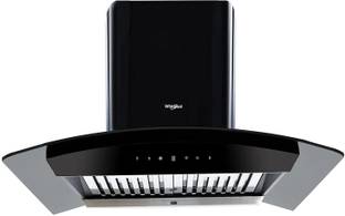 Whirlpool CG 901 HAC HOOD Auto Clean Curved Glass 90cm| 10 Years Motor Warranty| 3 Layer Baffle filter...