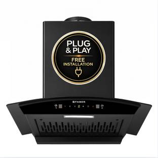 FABER HOOD DELIGHT PRO PNP HC FL SC BK IN 60-C 1500 CMH 60 cm Plug n play 60 cm Auto Clean Chimney