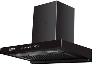 Inalsa Maris 75BKMAC 1350 m³/hr Motion Sensor, Filterless , Touch Control Kitchen Auto Clean Wall Mounted Black 1350 CMH Chimney