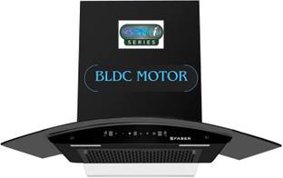 FABER HOOD IRIS BLDC FL HC BK 90 Auto Clean Wall Mounted BLACK 1500 CMH Chimney