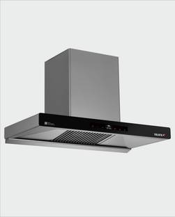 SUJATA Zircon 90, 1750 CMH Auto Clean Chimney Motion Sensor 90 cm Grey Auto Clean Wall Mounted Grey 17...
