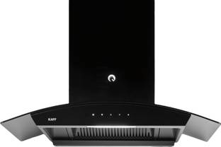Kaff VASCO DHC 75 Auto Clean Wall Mounted black 1250 CMH Chimney