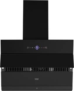 Hindware Carmela BLDC Autoclean 90 Auto Clean Wall Mounted black 1500 CMH Chimney