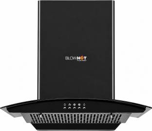 BLOWHOT Acura S BPC Kitchen Chimney 1200 CMH 60 cm Curved Shape Filterless Powerful suction Low Noise ...
