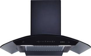 Elica WDFL PLUS HAC LTW 90 MS NERO Auto Clean Wall Mounted Black 1500 CMH Chimney