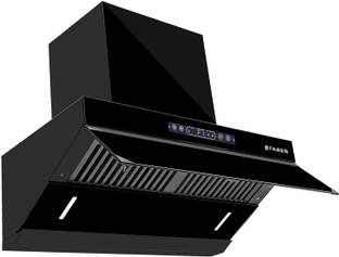 FABER Hood-Alpine-FL HC BK 90 Auto Clean Semi Inclined| Touch & Gesture Control | Autoclean| Powerful Suction |Filterless Technology| Low Noise Wall Mounted Black 1500 CMH Chimney