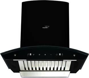 V-Guard A10 BL140 Auto Clean 60cm |Push Button Control Wall Mounted Black 1200 CMH Chimney