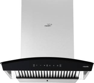 V-Guard A10 Auto Clean 60cm|Touch & Gesture Control | Powerful Section Wall Mounted Stainless Steel 1400 CMH Chimney
