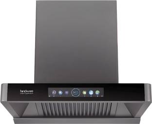 Hindware MARCELLA 60 | Filterless Technology | MaxX Suction 1700 m³/hr* | BLDC Motor | Auto Clean Wall Mounted GREY 1700 CMH Chimney