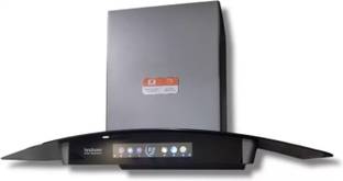 Hindware RAYLENE 75 | Filterless Technology | MaxX Suction 1700 m³/hr* | BLDC Motor | Auto Clean Wall Mounted Gray 1700 CMH Chimney