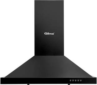 Gilma Pearl 60 Wall Mounted Matt Black 800 CMH Chimney