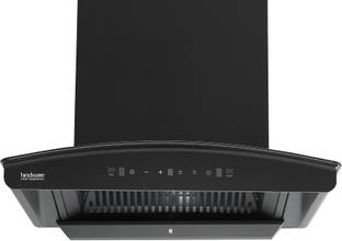 Hindware Zinnia Blk Autoclean 60 Auto Clean | Curved Glass | Filterless | Touch Control, Motion Sensor...